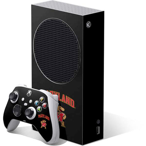 University of Maryland Collegiate Text Xbox Series S Bundle Skin