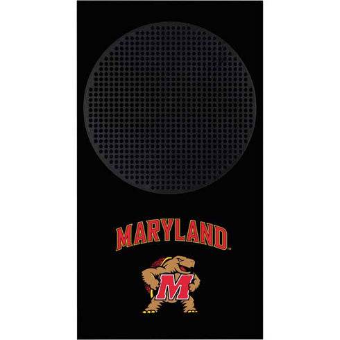 University of Maryland Collegiate Text Xbox Series S Console Skin