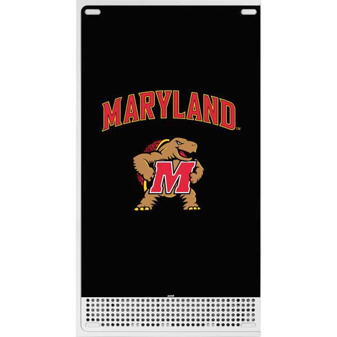 University of Maryland Collegiate Text Xbox Series S Console Skin