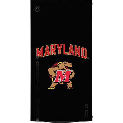 University of Maryland Collegiate Text Xbox Series X Console Skin