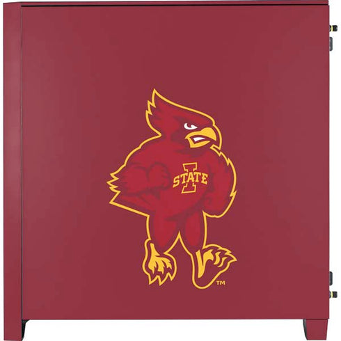Iowa State University Mascot Corsair 4000D Tempered Glass Mid-Tower ATX Case Skin