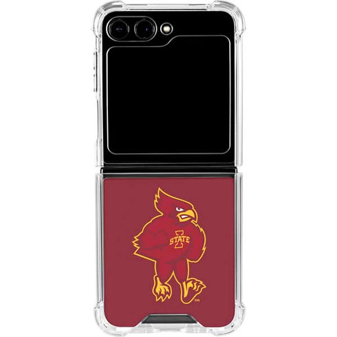 Iowa State University Mascot Galaxy Z Flip5 5G Clear Case