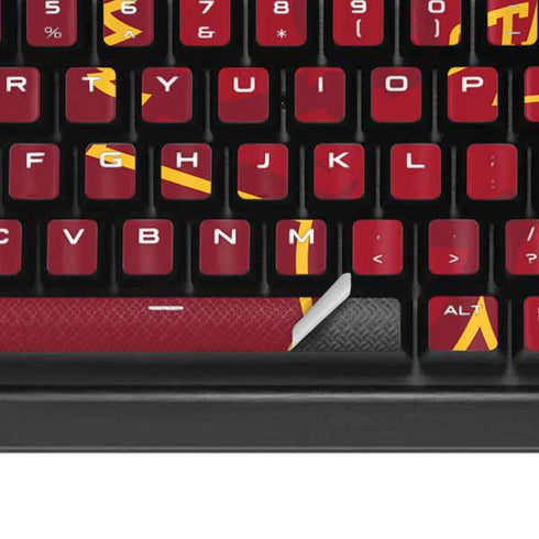 Iowa State University Mascot K95 RGB PLATINUM Mechanical Gaming Keyboard Skin