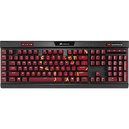 Iowa State University Mascot K95 RGB PLATINUM Mechanical Gaming Keyboard Skin
