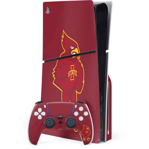 Iowa State University Mascot PS5 Slim Disk Bundle Skin