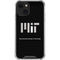 Massachusetts Institute of Technology iPhone 14 Plus Clear Case