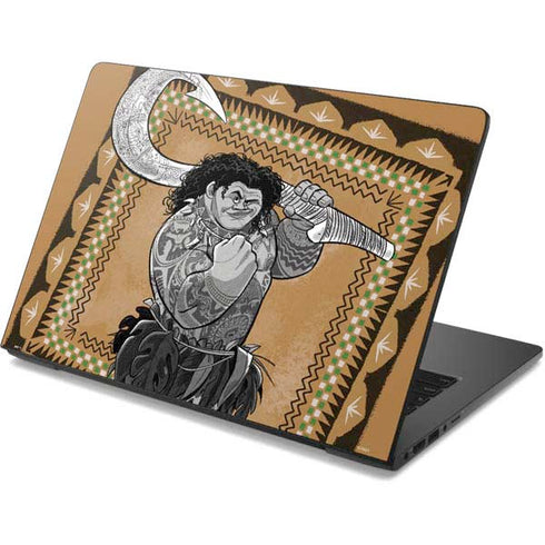 Disney Moana Maui Portrait Dell Chromebook Skin