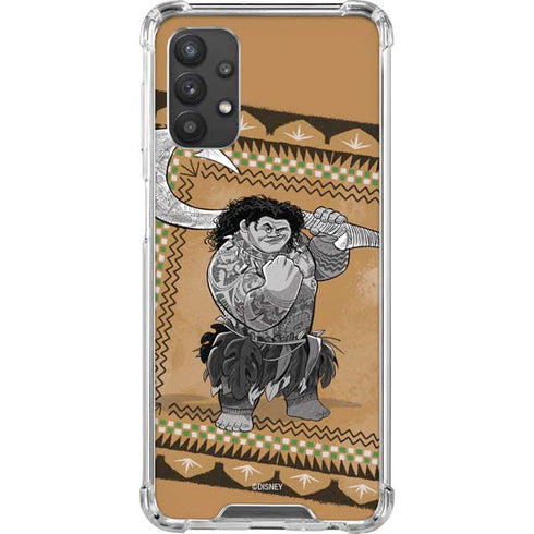 Disney Moana Maui Portrait Galaxy A32 5G Clear Case