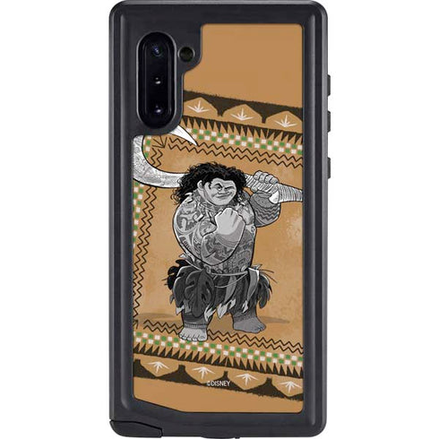Disney Moana Maui Portrait Galaxy Note 10 Waterproof Case