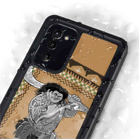Disney Moana Maui Portrait Galaxy Note20 5G Waterproof Case