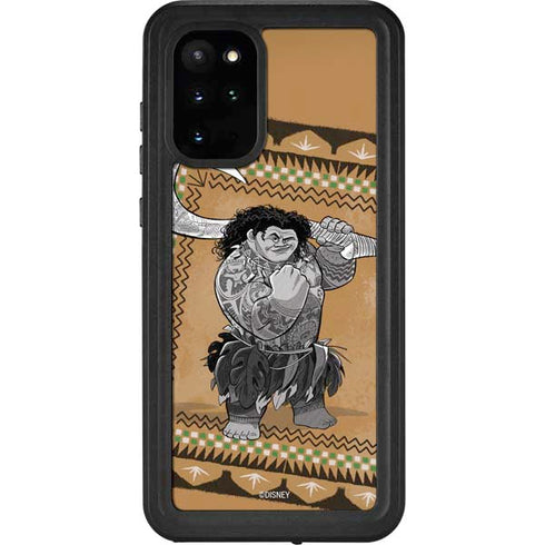 Disney Moana Maui Portrait Galaxy S20 Plus Waterproof Case
