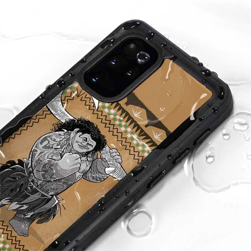 Disney Moana Maui Portrait Galaxy S20 Plus Waterproof Case