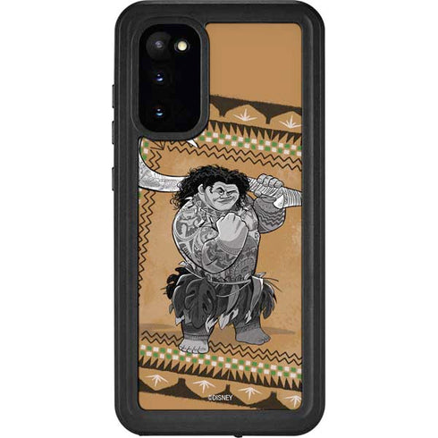 Disney Moana Maui Portrait Galaxy S20 Waterproof Case