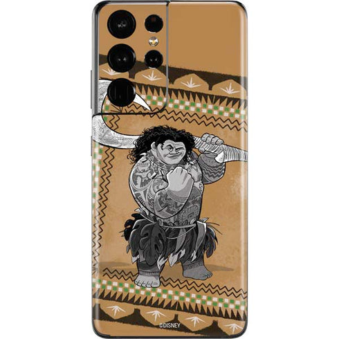 Disney Moana Maui Portrait Galaxy S21 Ultra 5G Skin