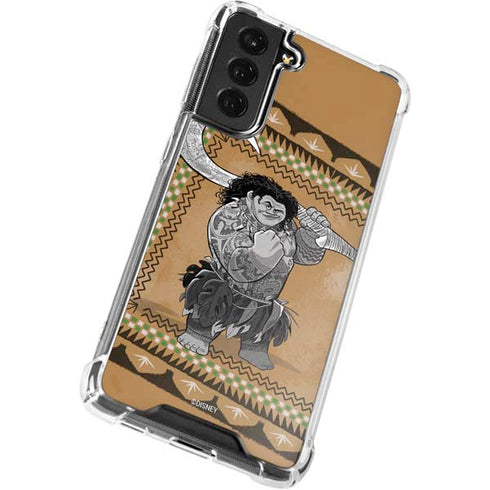 Disney Moana Maui Portrait Galaxy S22 Clear Case