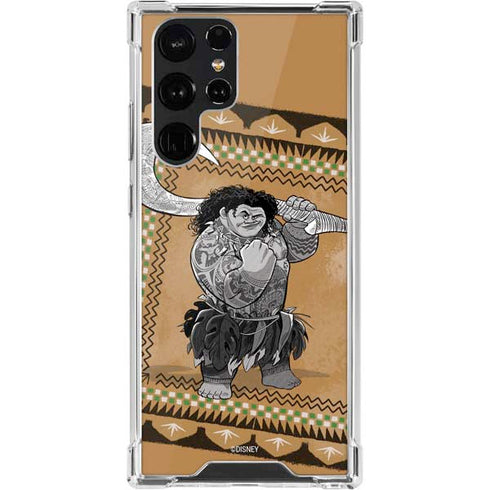 Disney Moana Maui Portrait Galaxy S22 Ultra Clear Case