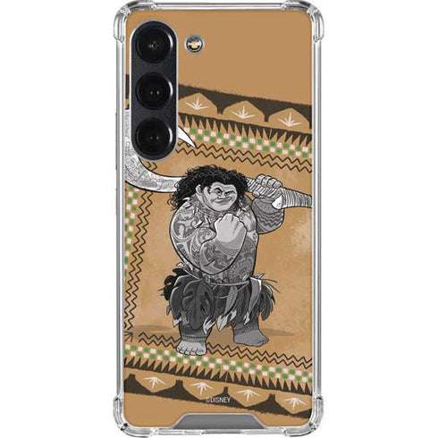 Disney Moana Maui Portrait Galaxy S23 Clear Case