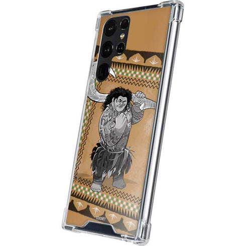 Disney Moana Maui Portrait Galaxy S24 Ultra Clear Case