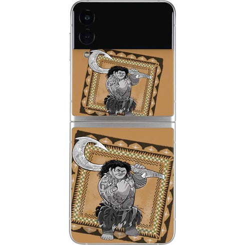 Disney Moana Maui Portrait Galaxy Z Flip3 5G Skin