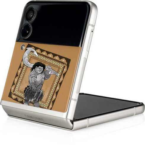 Disney Moana Maui Portrait Galaxy Z Flip3 5G Skin