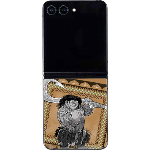 Disney Moana Maui Portrait Galaxy Z Flip5 5G Skin