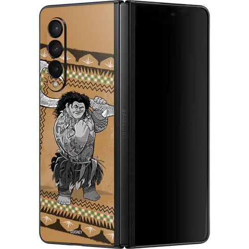 Disney Moana Maui Portrait Galaxy Z Fold3 5G Skin
