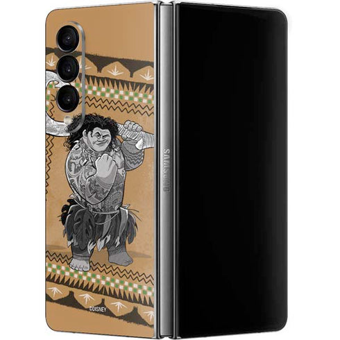 Disney Moana Maui Portrait Galaxy Z Fold4 5G Skin