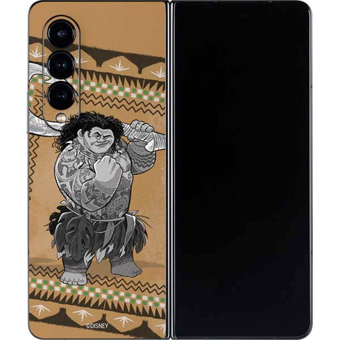 Disney Moana Maui Portrait Galaxy Z Fold4 5G Skin