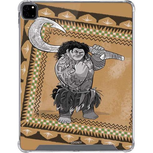 Disney Moana Maui Portrait iPad Pro 12.9in (2020) Clear Case