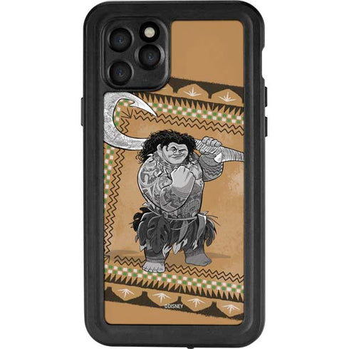Disney Moana Maui Portrait iPhone 11 Pro Waterproof Case