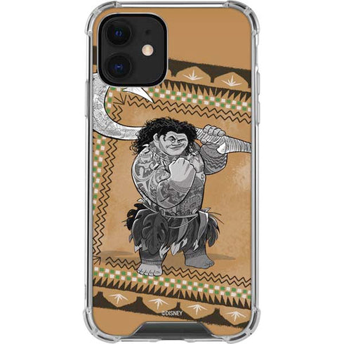 Disney Moana Maui Portrait iPhone 12 Clear Case