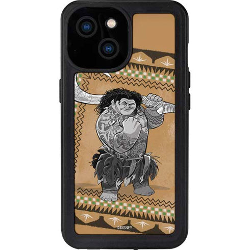 Disney Moana Maui Portrait iPhone 13 Mini Waterproof Case