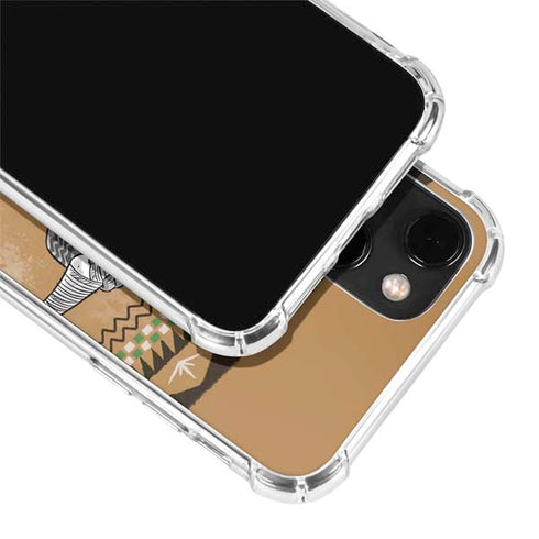 Disney Moana Maui Portrait iPhone 14 Plus Clear Case