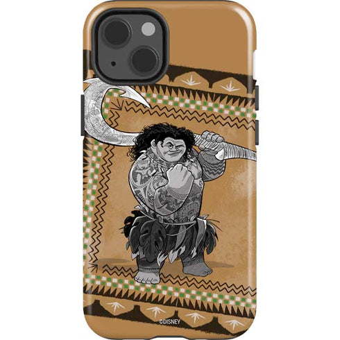 Disney Moana Maui Portrait iPhone 15 Impact Case