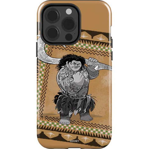 Disney Moana Maui Portrait iPhone 15 Pro Impact Case