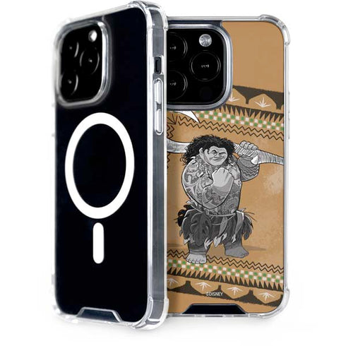 Disney Moana Maui Portrait iPhone 15 Pro MagSafe Case