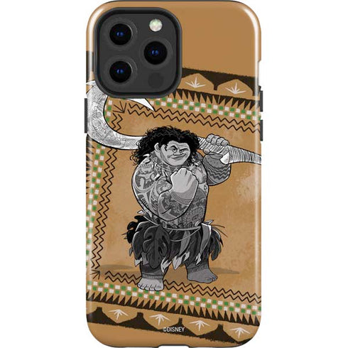 Disney Moana Maui Portrait iPhone 15 Pro Max Impact Case
