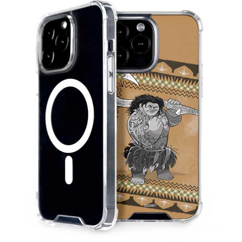 Disney Moana Maui Portrait iPhone 14 Pro Max MagSafe Case