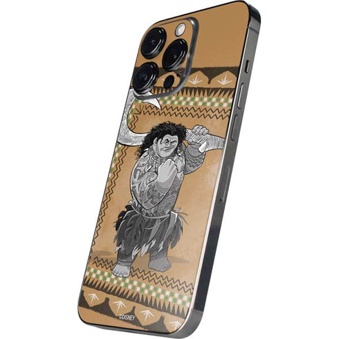 Disney Moana Maui Portrait iPhone 14 Pro Max Skin