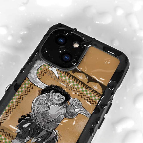 Disney Moana Maui Portrait iPhone 15 Plus Waterproof Case