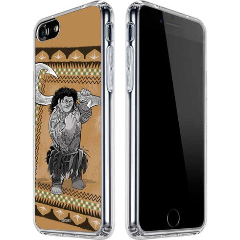 Disney Moana Maui Portrait iPhone SE (2nd & 3rd Gen) Clear Case