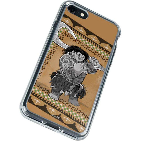 Disney Moana Maui Portrait iPhone SE (2nd & 3rd Gen) Clear Case