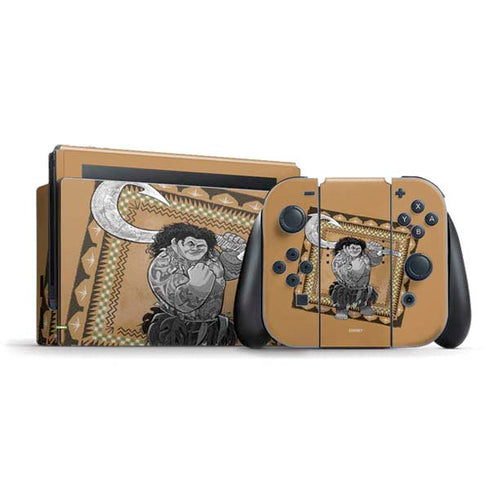 Disney Moana Maui Portrait Nintendo Switch Bundle Skin