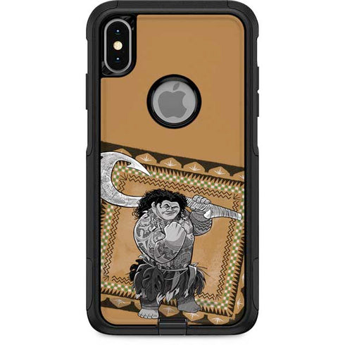 Disney Moana Maui Portrait Otterbox Commuter iPhone Skin