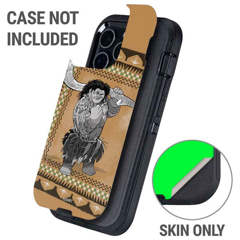 Disney Moana Maui Portrait Otterbox Defender iPhone Skin