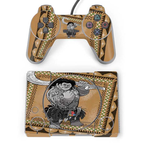 Disney Moana Maui Portrait PlayStation Classic Bundle Skin