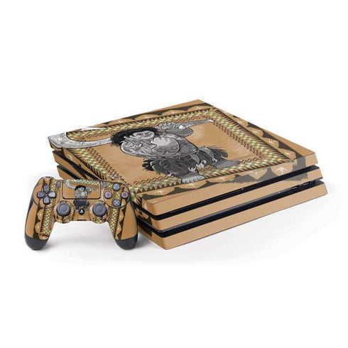 Disney Moana Maui Portrait PS4 Pro Bundle Skin