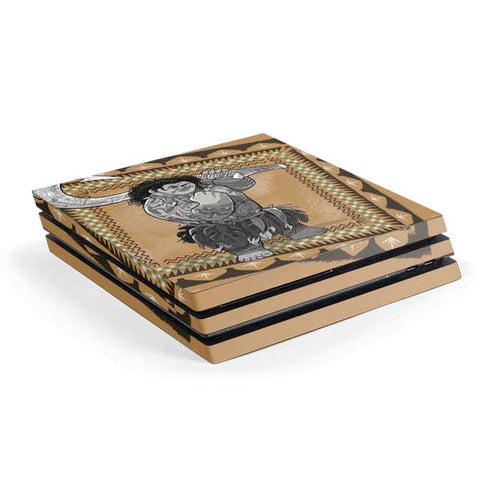 Disney Moana Maui Portrait PS4 Pro Console Skin