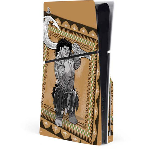 Disney Moana Maui Portrait PS5 Slim Disk Console Skin