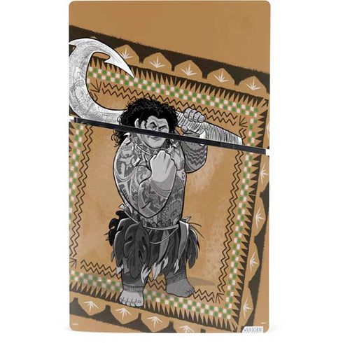 Disney Moana Maui Portrait PS5 Slim Digital Edition Bundle Skin